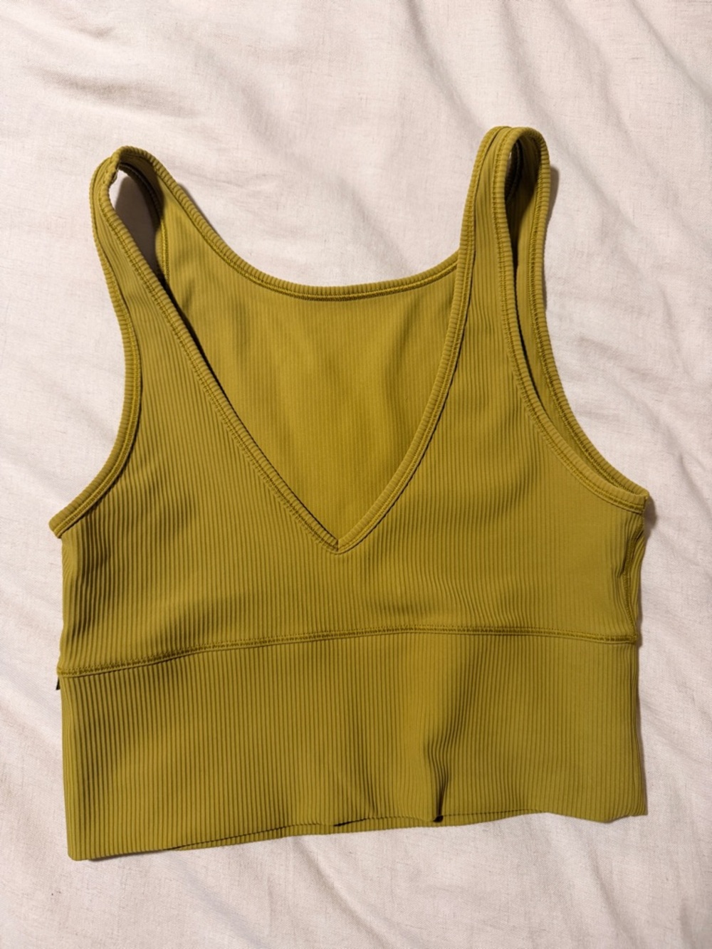 Power Pivot Ribbed Tank Top - Green - Size 8 - Picture 2 of 4